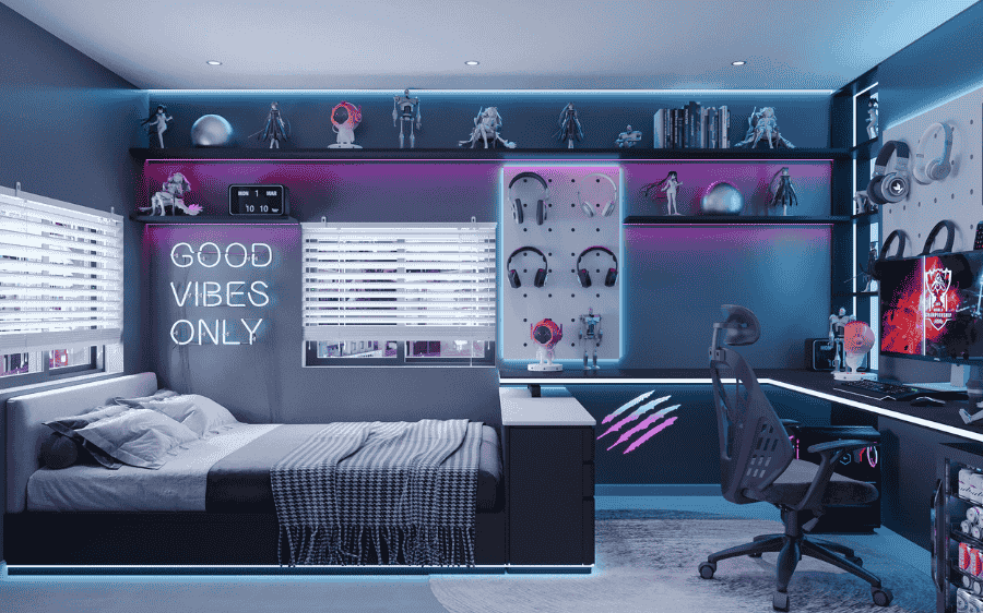 How to Remodel Game Room: Ý Tưởng Cải Tạo Phòng Game Đẹp